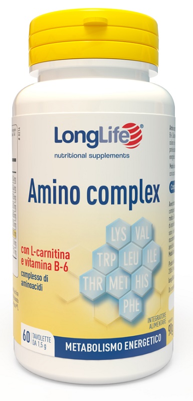 LONGLIFE AMINO COMPLEX 60 TAVOLETTE - Farmacia Artemisia di Montecuollo Dott. Angelo snc