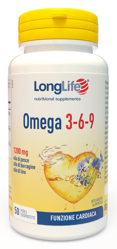 LONGLIFE OMEGA 3-6-9 50 PERLE FOTOPROTETTE - Farmacia Artemisia di Montecuollo Dott. Angelo snc