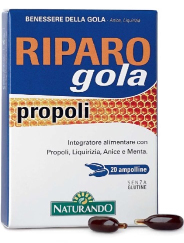 RIPARO GOLA PROPOLI 20 AMPOLLE BEVIBILI - Farmacia Artemisia di Montecuollo Dott. Angelo snc