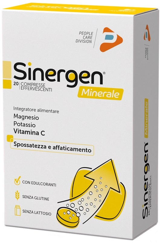 SINERGEN MINERALE LIMONE 20 COMPRESSE EFFERVESCENTI - Farmacia Artemisia di Montecuollo Dott. Angelo snc