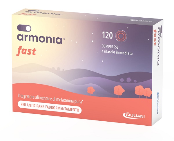 ARMONIA FAST 1 MG MELATONINA 120 COMPRESSE - Farmacia Artemisia di Montecuollo Dott. Angelo snc