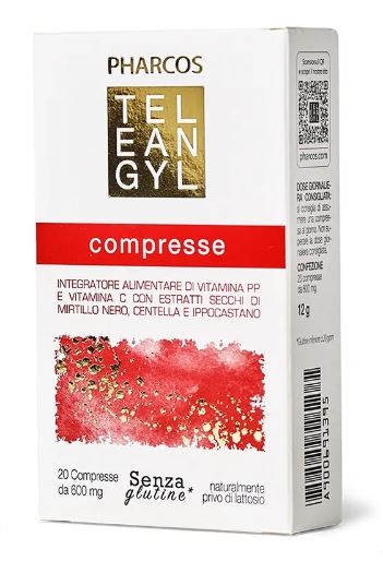 PHARCOS TELEANGYL 20 COMPRESSE DA 600 MG - Farmacia Artemisia di Montecuollo Dott. Angelo snc