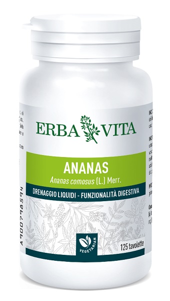 ANANAS 125 TAVOLETTE 400 MG - Farmacia Artemisia di Montecuollo Dott. Angelo snc