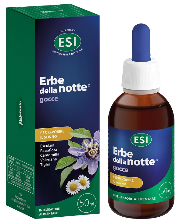 ESI ERBE DELLA NOTTE GOCCE ANALCOLICO 50 ML SENZA GLUTINE - Farmacia Artemisia di Montecuollo Dott. Angelo snc