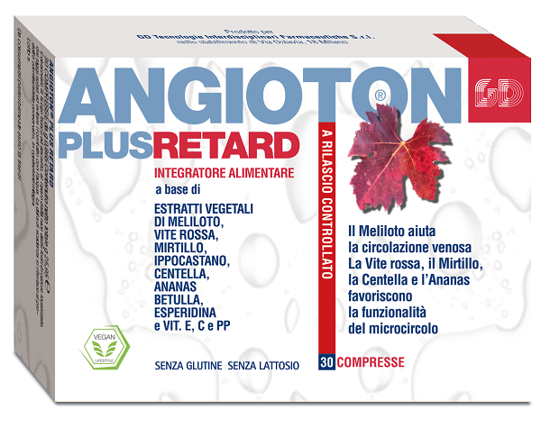 ANGIOTON PLUS RETARD 30 COMPRESSE - Farmacia Artemisia di Montecuollo Dott. Angelo snc