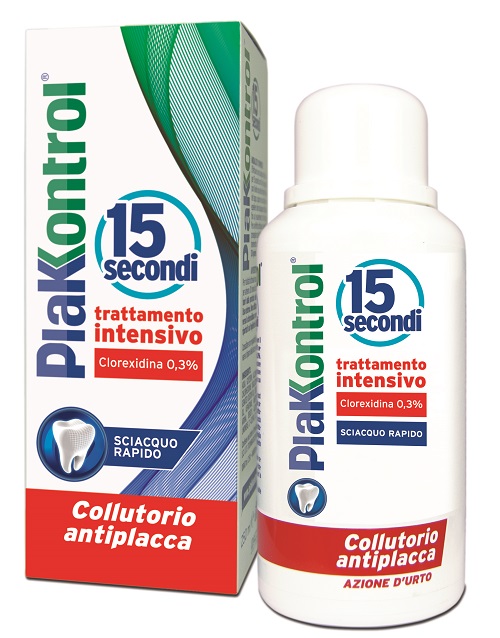 PLAKKONTROL 15 SECONDI COLLUTORIO 250 ML - Farmacia Artemisia di Montecuollo Dott. Angelo snc