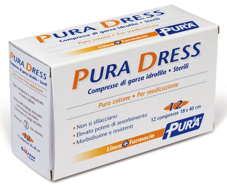 GARZA IN TESSUTO NON TESSUTO PURA SOFT 18X40CM 12 PEZZI - Farmacia Artemisia di Montecuollo Dott. Angelo snc