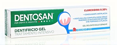 DENTOSAN GEL DENTIFRICIO CLOREXIDINA 0,2% 75 ML - Farmacia Artemisia di Montecuollo Dott. Angelo snc