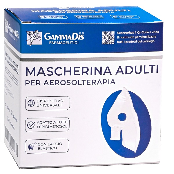 MASCHERINA IN PLASTICA UNIVERESALE AEROSOL GAMMADIS - Farmacia Artemisia di Montecuollo Dott. Angelo snc