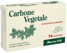 CARBONE VEGETALE 75 COMPRESSE - Farmacia Artemisia di Montecuollo Dott. Angelo snc