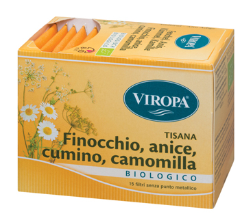 VIROPA FINOCCHIO/CUMINO/ANICE/CAMOMILLA BIO 15 BUSTINE - Farmacia Artemisia di Montecuollo Dott. Angelo snc