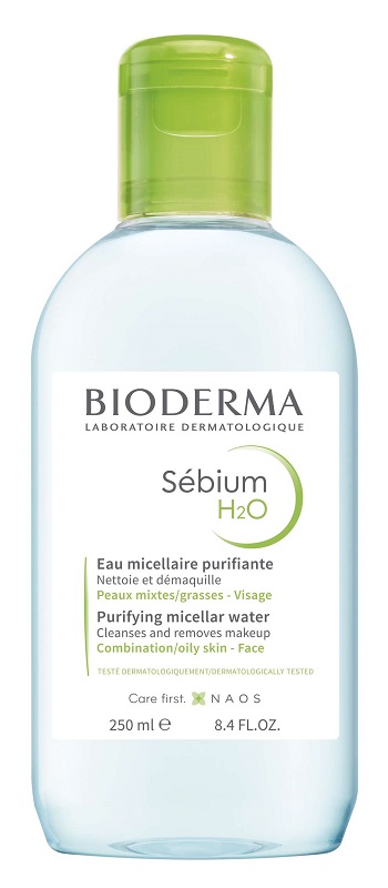 SEBIUM H2O ACQUA MICELLARE DETERGENTE PURIFICANTE 250 ML - Farmacia Artemisia di Montecuollo Dott. Angelo snc