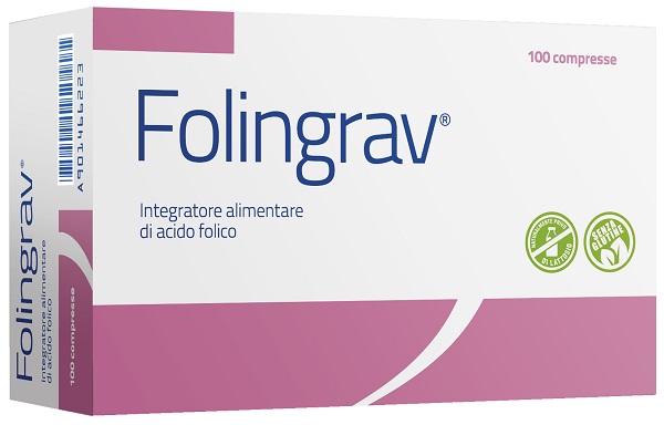 FOLINGRAV 100 COMPRESSE - Farmacia Artemisia di Montecuollo Dott. Angelo snc