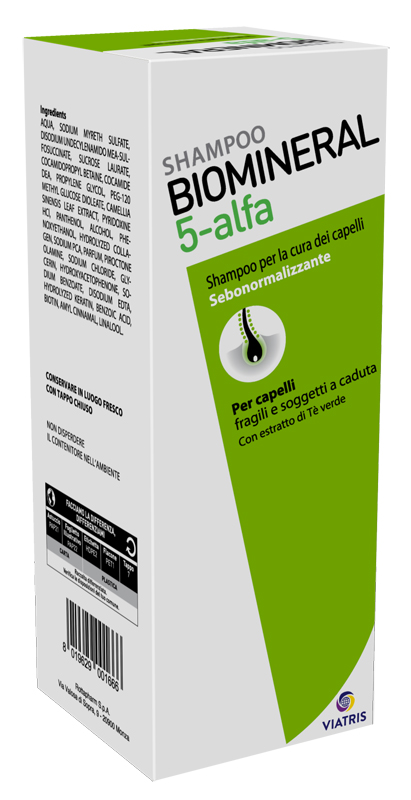 BIOMINERAL 5 ALFA SHAMPOO 200 ML - Farmacia Artemisia di Montecuollo Dott. Angelo snc