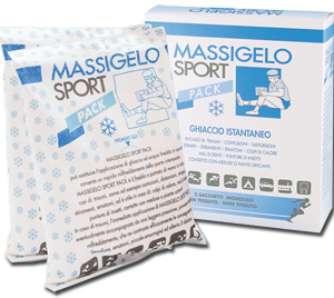 GHIACCIO ISTANTANEO MASSIGELO SPORT PACK 2 BUSTE - Farmacia Artemisia di Montecuollo Dott. Angelo snc