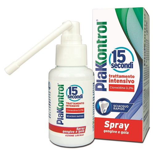 PLAKKONTROL 15 SECONDI COLLUTORIO SPRAY 50 ML - Farmacia Artemisia di Montecuollo Dott. Angelo snc