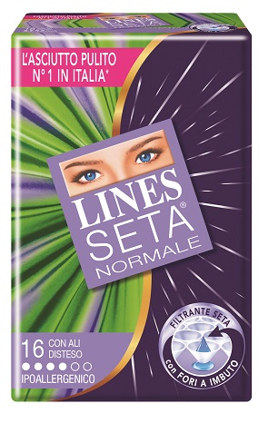LINES SETA NORMALE CON ALI X 16 - Farmacia Artemisia di Montecuollo Dott. Angelo snc