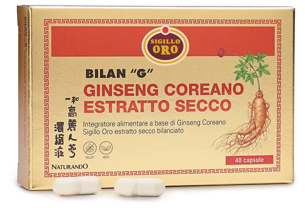 GINSENG BILAN-G 40 CAPSULE - Farmacia Artemisia di Montecuollo Dott. Angelo snc