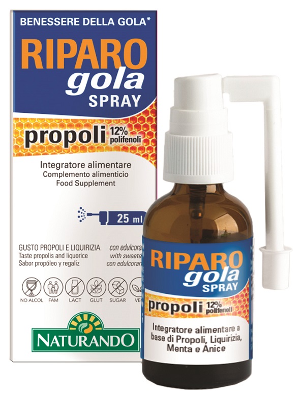 RIPARO GOLA SPRAY 25 ML - Farmacia Artemisia di Montecuollo Dott. Angelo snc