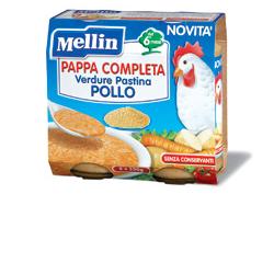MELLIN PAPPA COMPLETA POLLO 250 G 2 PEZZI - Farmacia Artemisia di Montecuollo Dott. Angelo snc