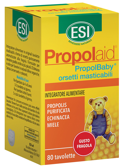 ESI PROPOLAID ORSETTI JUNIOR 80 TAVOLETTE - Farmacia Artemisia di Montecuollo Dott. Angelo snc