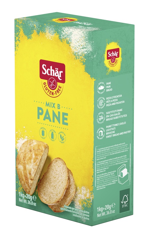 SCHAR MIX B PREPARATO PANE SENZA LATTOSIO 1 KG + 20 G - Farmacia Artemisia di Montecuollo Dott. Angelo snc