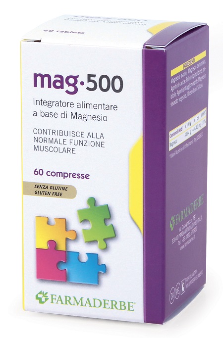 MAG 500 60 COMPRESSE - Farmacia Artemisia di Montecuollo Dott. Angelo snc
