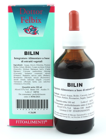 BILIN GOCCE 100 ML - Farmacia Artemisia di Montecuollo Dott. Angelo snc