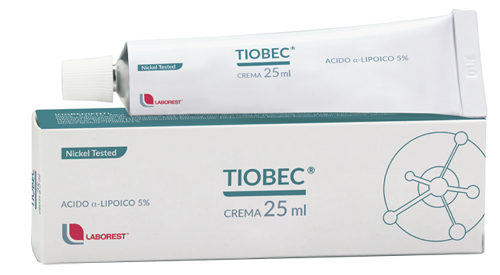 TIOBEC CREMA ACIDO LIPOICO 5% 25 ML - Farmacia Artemisia di Montecuollo Dott. Angelo snc