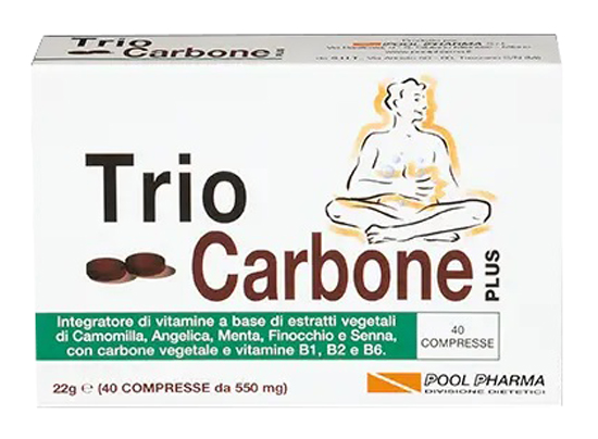 TRIOCARBONE PLUS 40 COMPRESSE - Farmacia Artemisia di Montecuollo Dott. Angelo snc