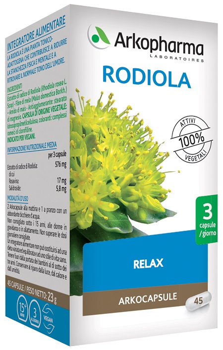ARKO CAPSULE RODIOLA 45 CAPSULE - Farmacia Artemisia di Montecuollo Dott. Angelo snc