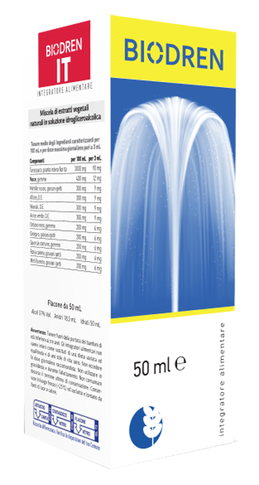 BIODREN IT SOLUZIONE IDROALCOLICA 50 ML - Farmacia Artemisia di Montecuollo Dott. Angelo snc