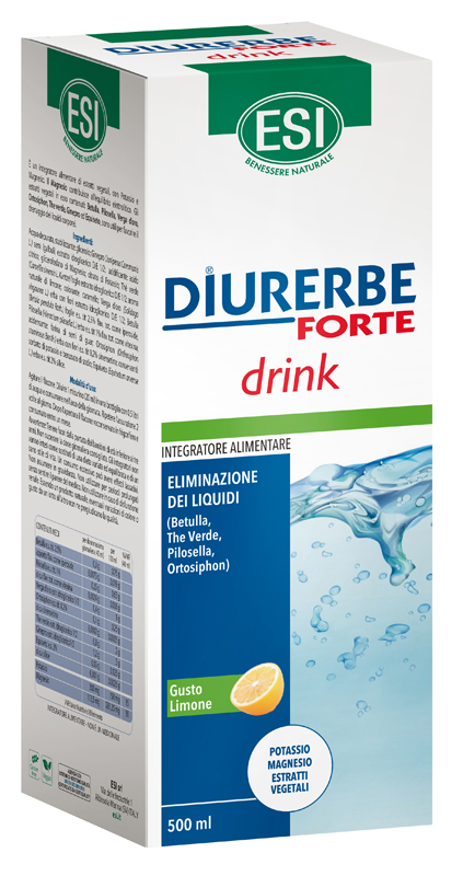 ESI DIURERBE FORTE DRINK LIMONE 500 ML - Farmacia Artemisia di Montecuollo Dott. Angelo snc