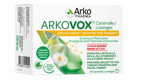 ARKOVOX MENTA/EUCALIPTO 24 CARAMELLE - Farmacia Artemisia di Montecuollo Dott. Angelo snc