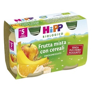 HIPP BIO HIPP BIO OMOGENEIZZATO FRUTTA MISTA CON CEREALI 2X125 G - Farmacia Artemisia di Montecuollo Dott. Angelo snc