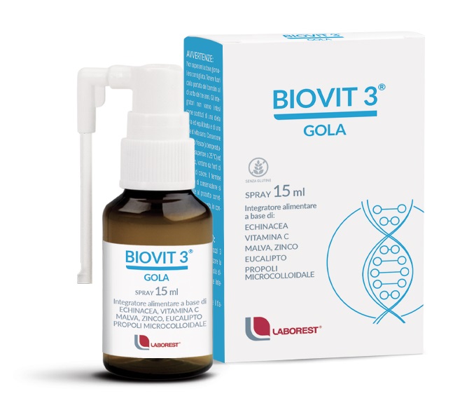BIOVIT 3 GOLA 1 FIALA 15 ML SPRAY - Farmacia Artemisia di Montecuollo Dott. Angelo snc