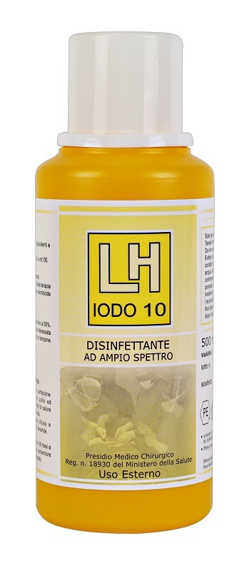 LH IODO 10 DISINFETTANTE CUTE INTEGRA 1 LITRO - Farmacia Artemisia di Montecuollo Dott. Angelo snc