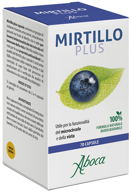 MIRTILLO PLUS 70 CAPSULE - Farmacia Artemisia di Montecuollo Dott. Angelo snc