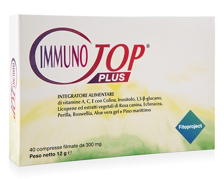 IMMUNOTOP PLUS 40 COMPRESSE FILMATE DA 300 MG - Farmacia Artemisia di Montecuollo Dott. Angelo snc