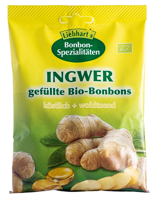BONBONS ZENZERO BIO 100 G 18 CARAMELLE RIPIENE - Farmacia Artemisia di Montecuollo Dott. Angelo snc