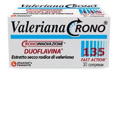 VALERIANA CRONO 135 CON DUOFLAVINA FAST ACTION 30 COMPRESSE - Farmacia Artemisia di Montecuollo Dott. Angelo snc