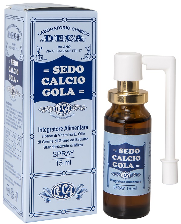 SEDO CALCIO GOLA SPRAY 15 ML - Farmacia Artemisia di Montecuollo Dott. Angelo snc