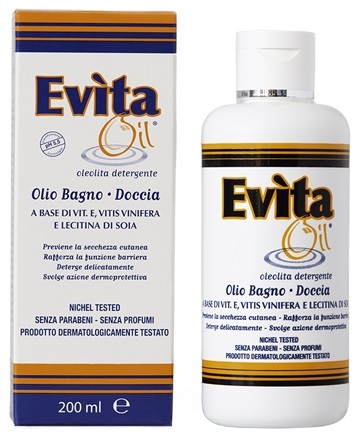 EVITA OIL BAGNO DOCCIA 200 ML - Farmacia Artemisia di Montecuollo Dott. Angelo snc