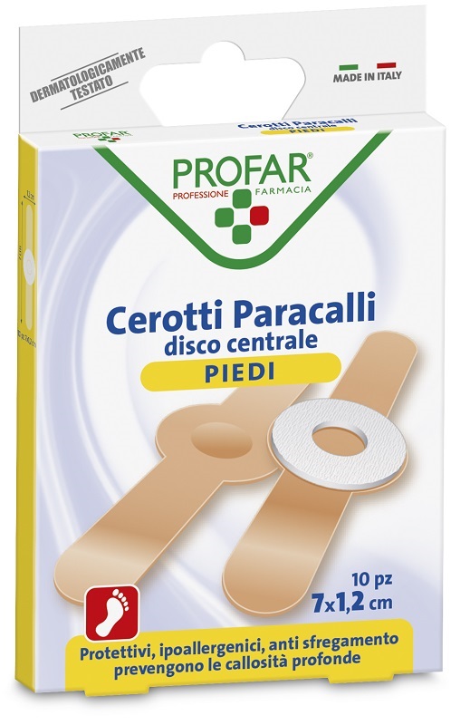 CEROTTO PARACALLI PROFAR 7X1,2 CM 10 PEZZI - Farmacia Artemisia di Montecuollo Dott. Angelo snc
