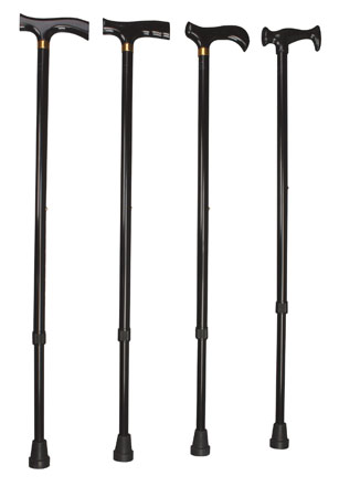 BASTONE BRIO IN ALLUMINIO ANODIZZATO IMPUGNATURA IN LEGNO CON PUNTALI ANTISCIVOLO REGOLABILE IN ALTEZZA - Farmacia Artemisia di Montecuollo Dott. Angelo snc