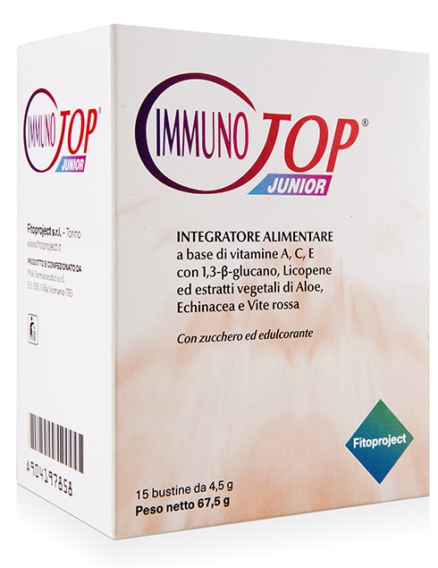 IMMUNOTOP JUNIOR 15 BUSTINE DA 4,5 G - Farmacia Artemisia di Montecuollo Dott. Angelo snc