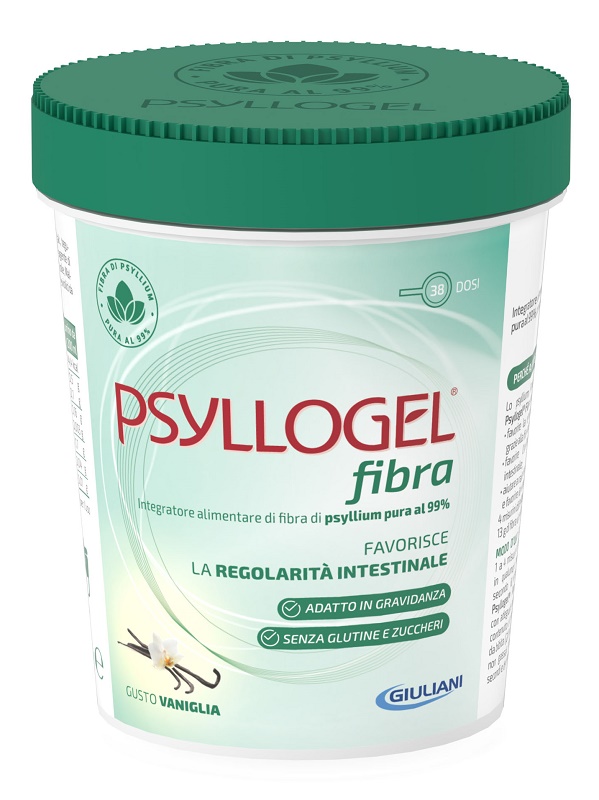 PSYLLOGEL FIBRA VANIGLIA VASO 170 G - Farmacia Artemisia di Montecuollo Dott. Angelo snc