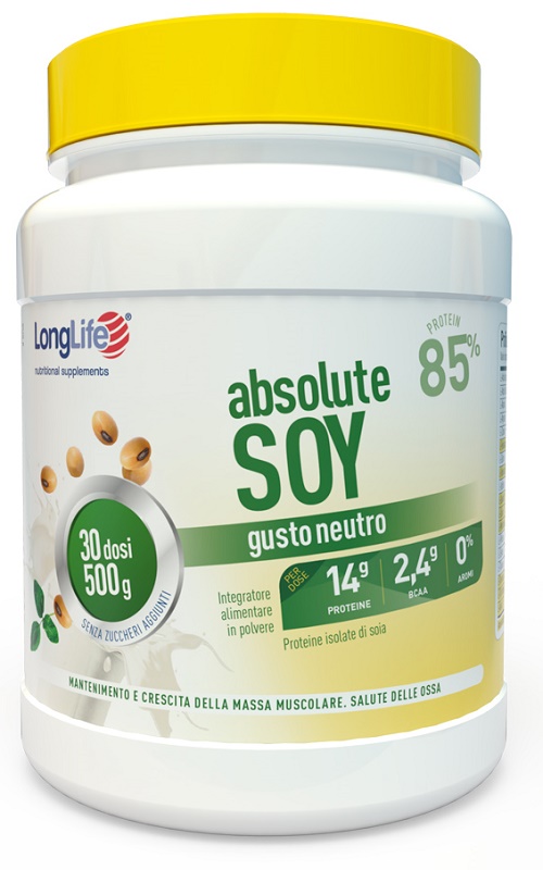 LONGLIFE ABSOLUTE SOY 500 G - Farmacia Artemisia di Montecuollo Dott. Angelo snc