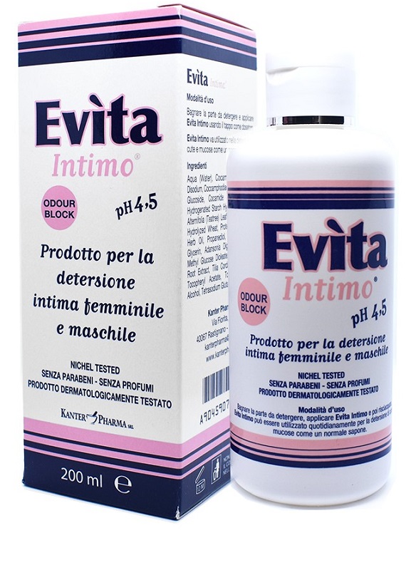 EVITA INTIMO DETERGENTE 200 ML - Farmacia Artemisia di Montecuollo Dott. Angelo snc