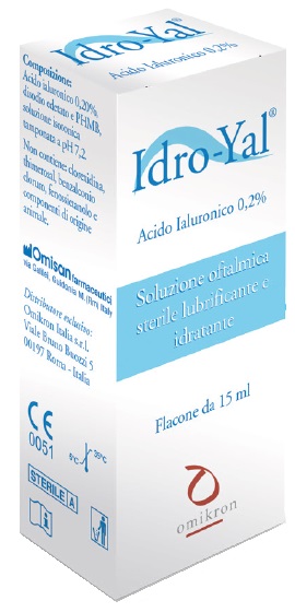 IDRO-YAL SOLUZIONE OFTALMICA LUBRIFICANTE IDRATANTE ACITO IALURONICO 0,2% 15 ML - Farmacia Artemisia di Montecuollo Dott. Angelo snc